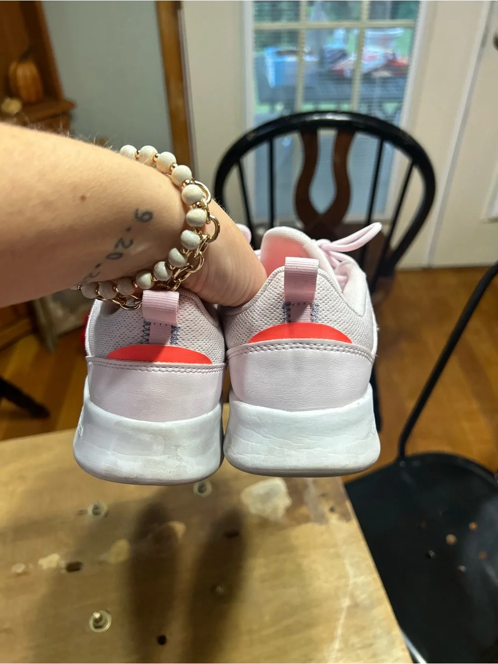 Adidas Cloudfoam Comfort Women’s Sneakers Pink Coral Size 8.5